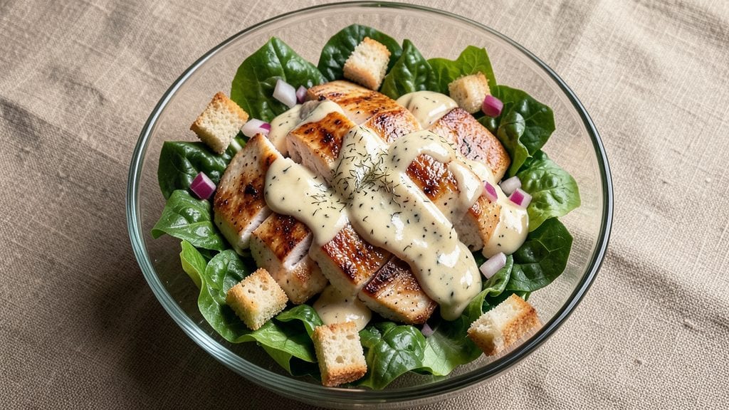 Applebee's Copycat Salad Recipe: Creamy Ranch Dressing and Crunchy Toppings