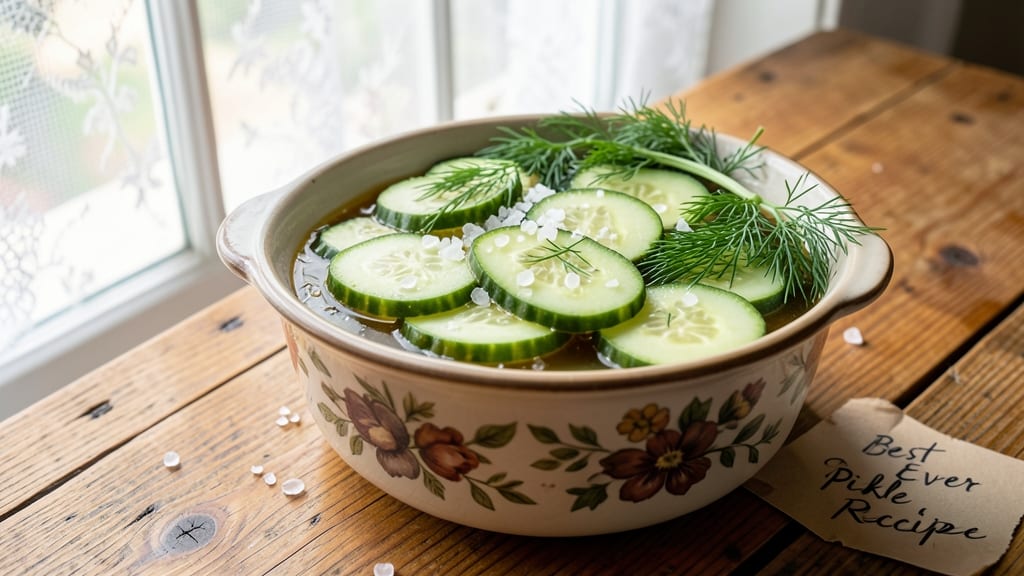 Best Ever Pickle Recipe: Vinegar-Infused Crunch for Homemade Snacking