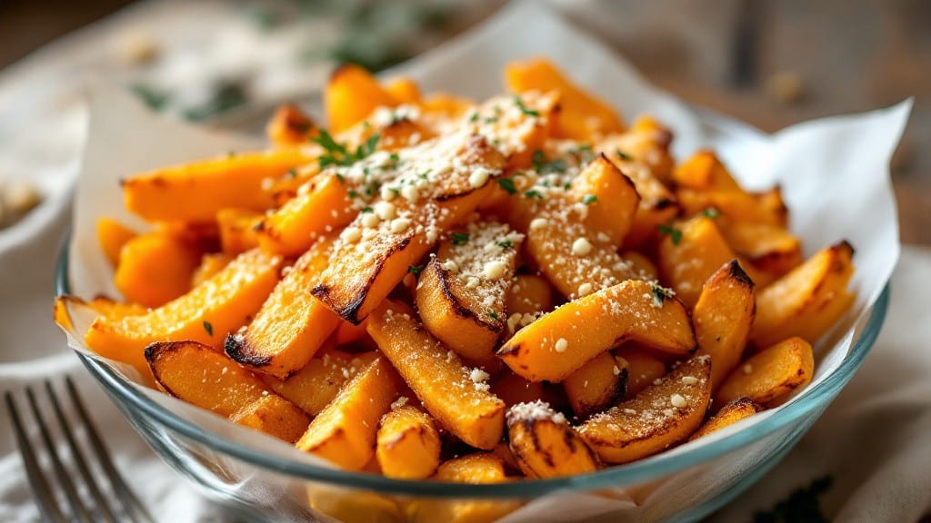 Butternut Fries Recipe: Crispy Cornmeal Crust With Honey-Glazed Sweetness