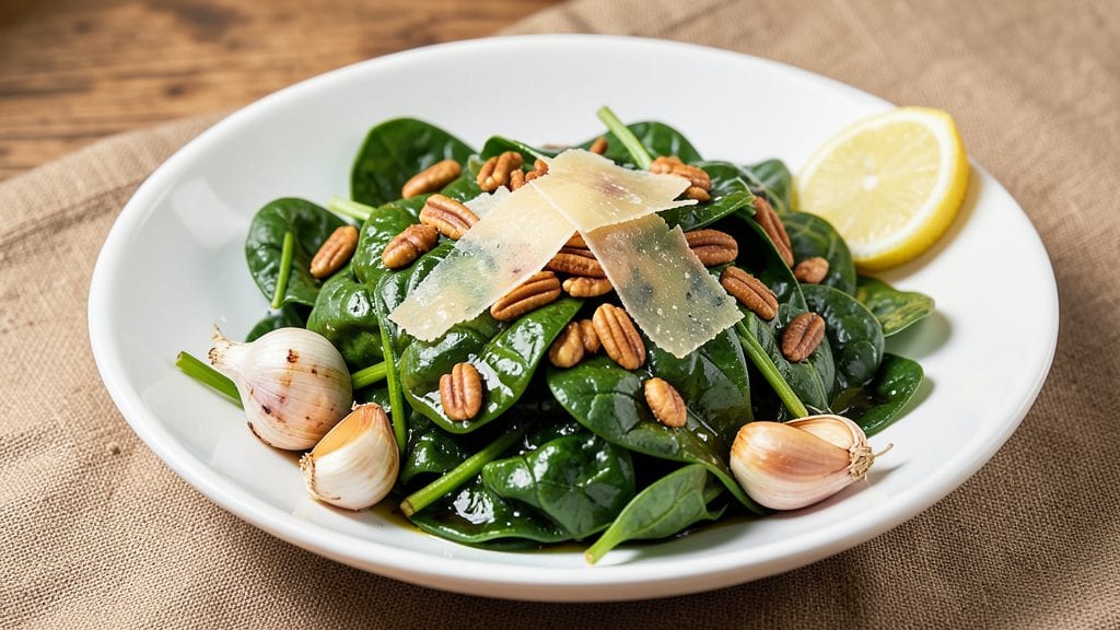 Carrabba's Spinach Recipe: Garlicky, Parmesan-Kissed Pan-Fried Perfection