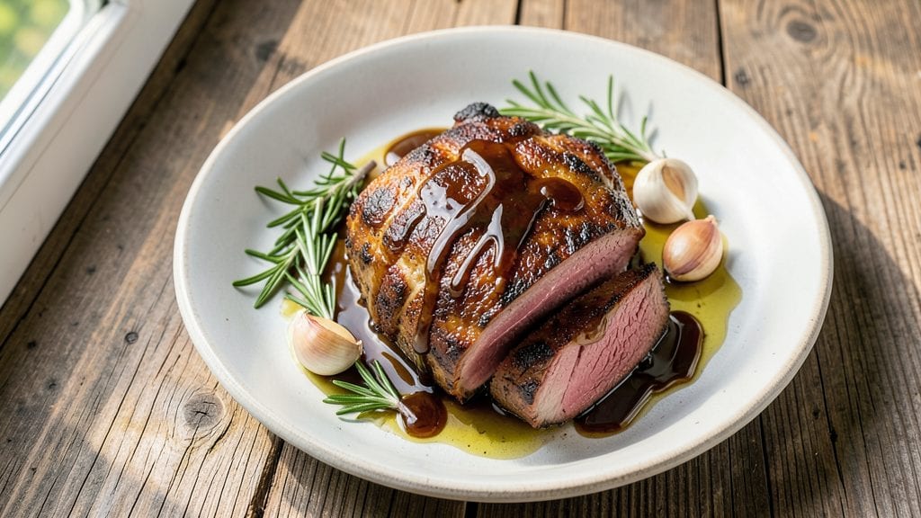 Jamie Oliver's Roast Leg Of Lamb With Anchovies Recipe: Umami-Infused Crust and Herbed Butter Magic