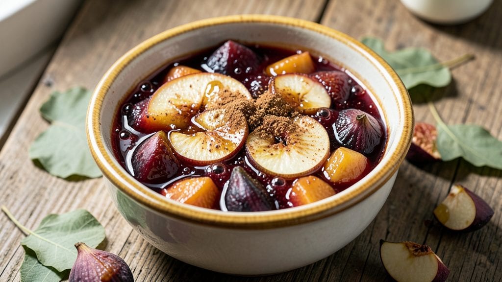 Old Fashioned Fig and Apple Jam Recipe: Warm Spice-Infused Spread for Toast and Cheese Boards