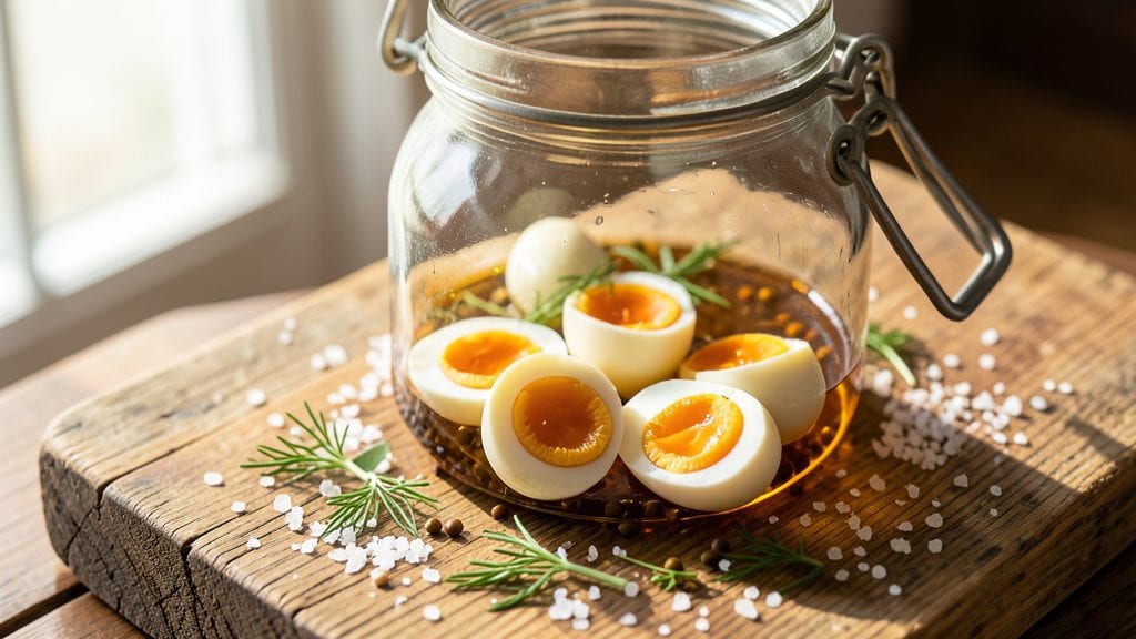 Pickled Hard-Boiled Eggs Recipe: Vinegar-Infused Crunch in 10 Minutes