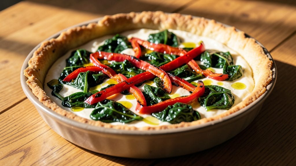 Quiche Recipe Without Dairy: Crispy Cornmeal Crust With Silky Tofu Filling